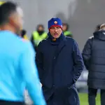 Jose Mourinho, en el campo del Bodo