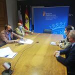 El presidente de Zamora, Francisco Requejo, se reúne con los directores de las consejerías implicadas en la Estrategia Silver Economy