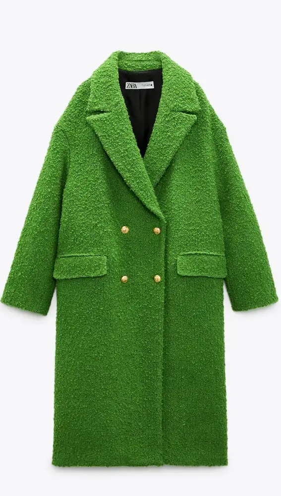 Abrigo largo Limited Edition, de Zara