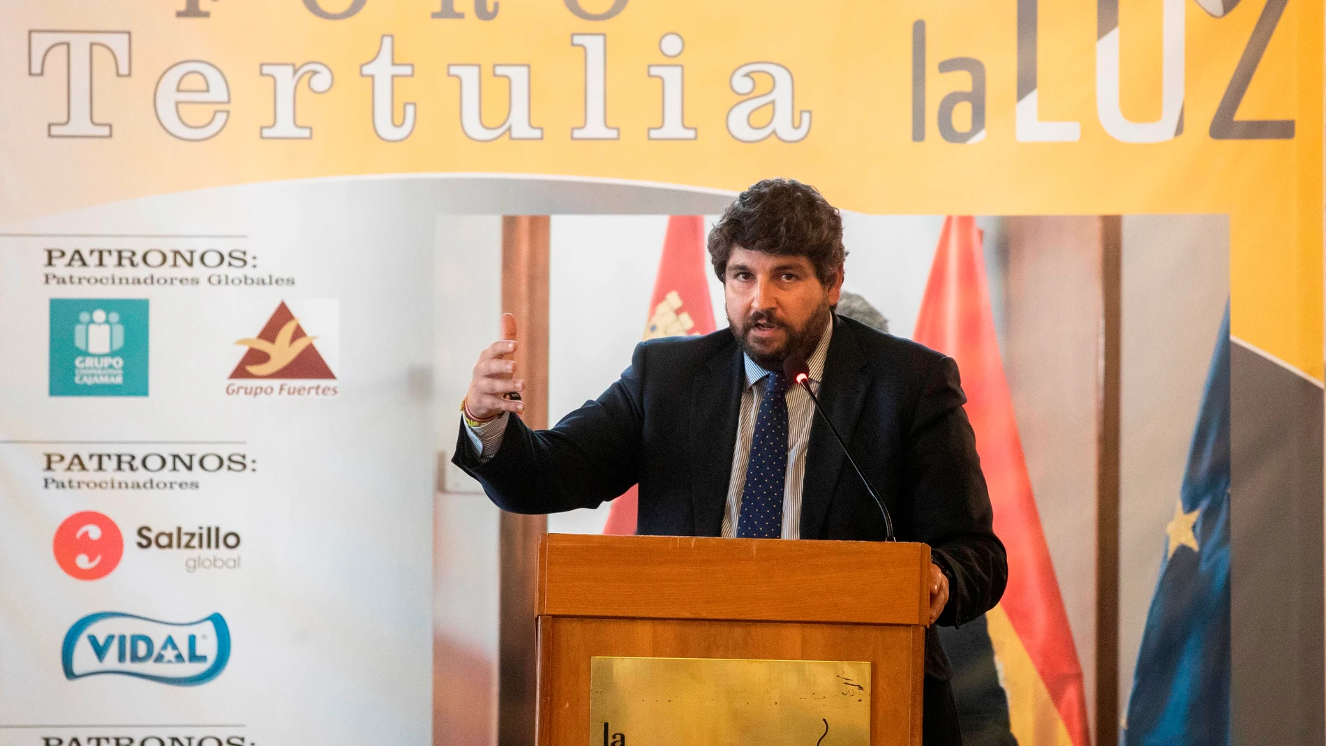 El presidente del Gobierno de Murcia, Fernando López Miras