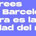 Cartel promocional de Barcelona es imparable