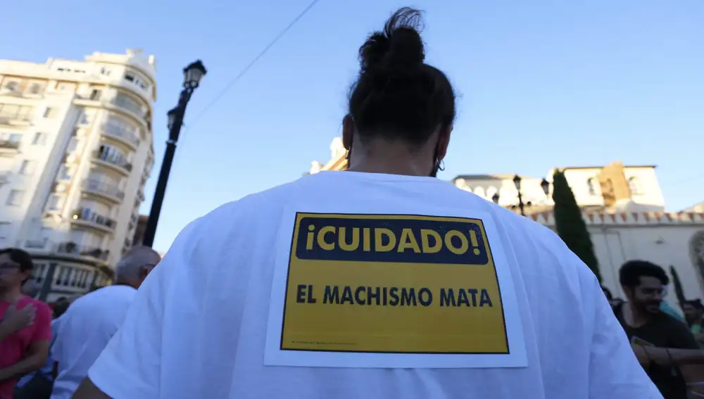 La protesta de los hombres por la igualdad en Sevilla
