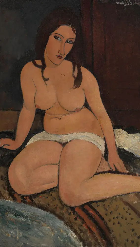 &quot;Desnudo sentado&quot;, de Amedeo Modigliani