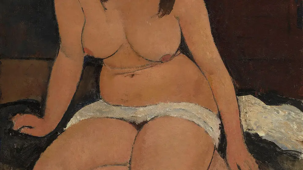 &quot;Desnudo sentado&quot;, de Amedeo Modigliani