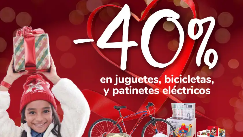 Imagen de la campaña de descuento en juguetes de Carrefour