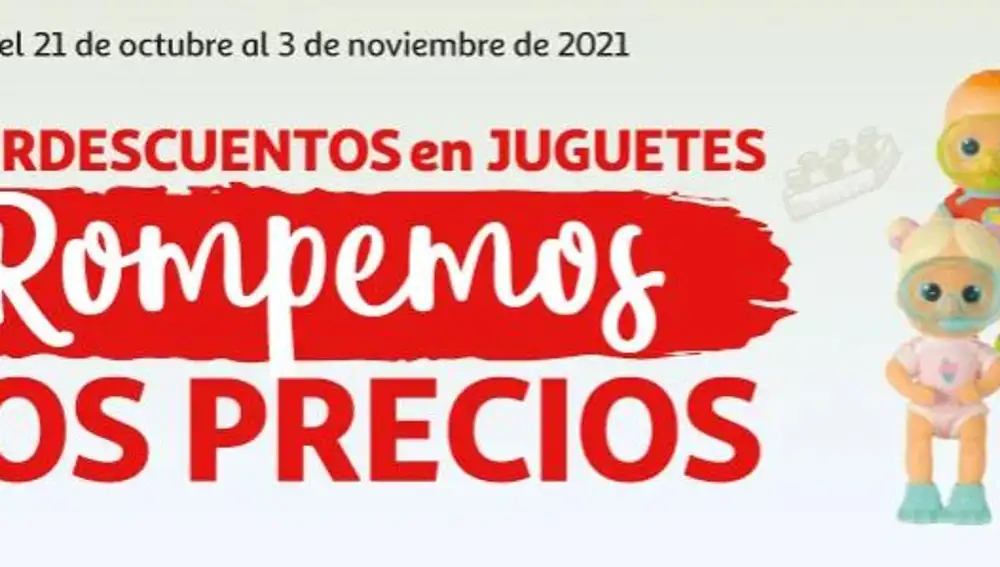 Imagen de la campaña de descuentos de los supermercados Alcampo