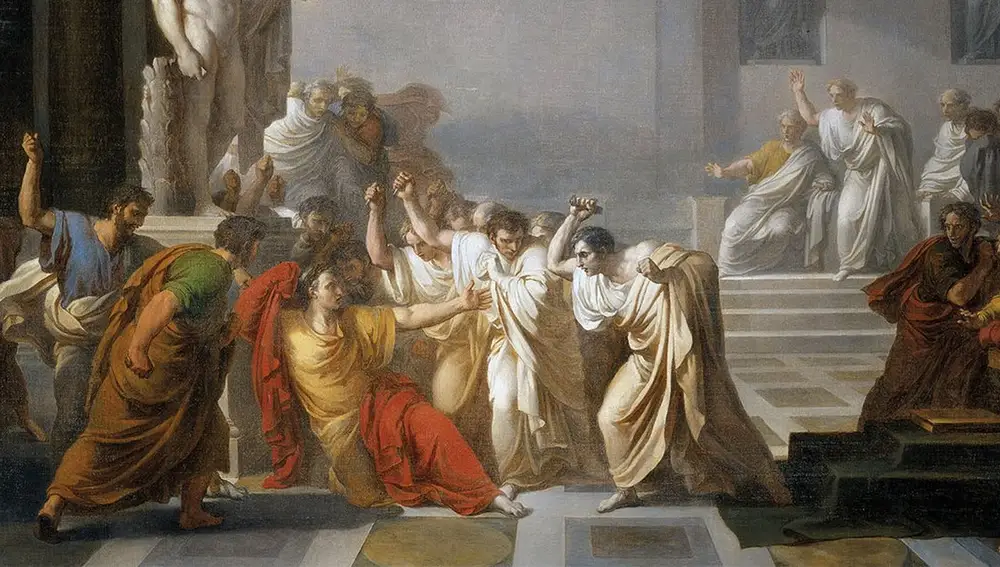 'La muerte de Julio César', de Vicenzo Camuccini