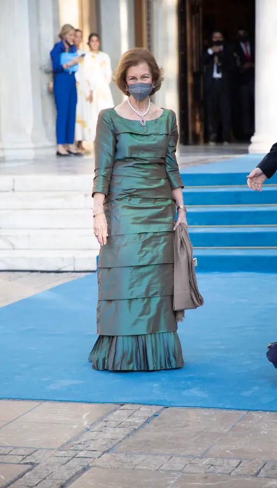 La Reina Sofía asiste a la Boda de Philippos de Grecia y Nina Flohr