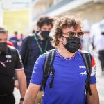 Fernanado acabó muy cansado el último Gran Premio