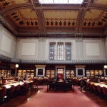 Sala de lectura principal de la Biblioteca Nacional de España