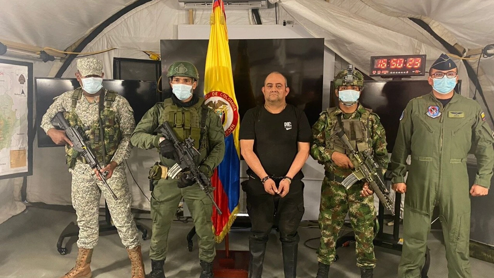 El narcotraficante colombiano Dairo Antonio Úsuga, alias 'Otoniel'
