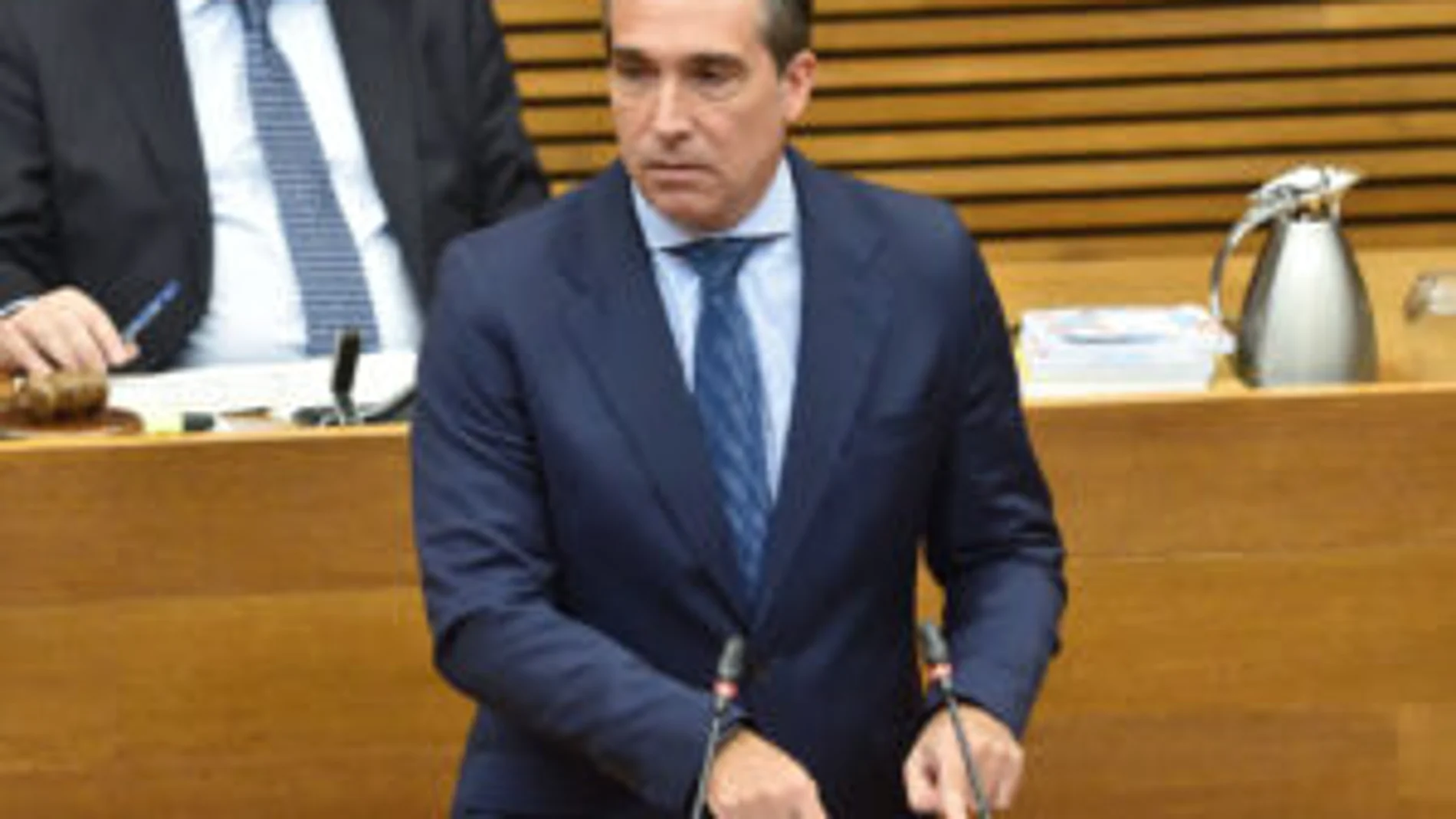 El portavoz de Hacienda y Presupuestos del GPP, Rubén Ibáñez