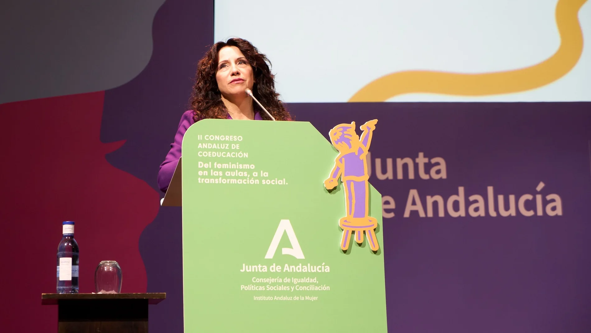 La consejera de Igualdad, Políticas Sociales y Conciliación, Rocío Ruiz
