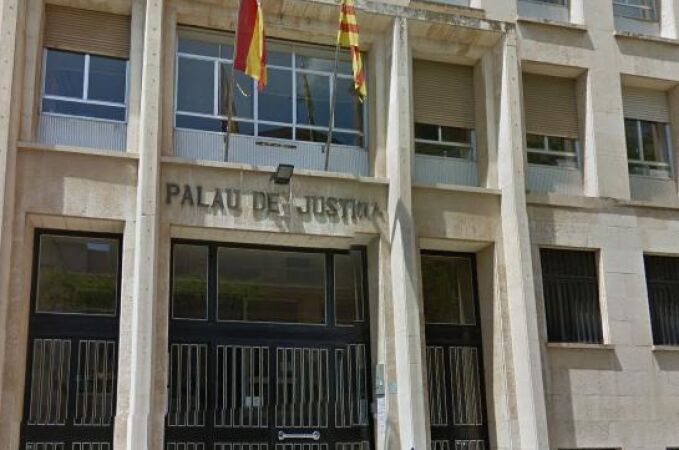 La entrada de los juzgados de Tarragona