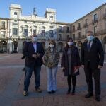 La coordinadora autonómica de Ciudadanos en Castilla y León, Gemma Villarroel visita Ávila