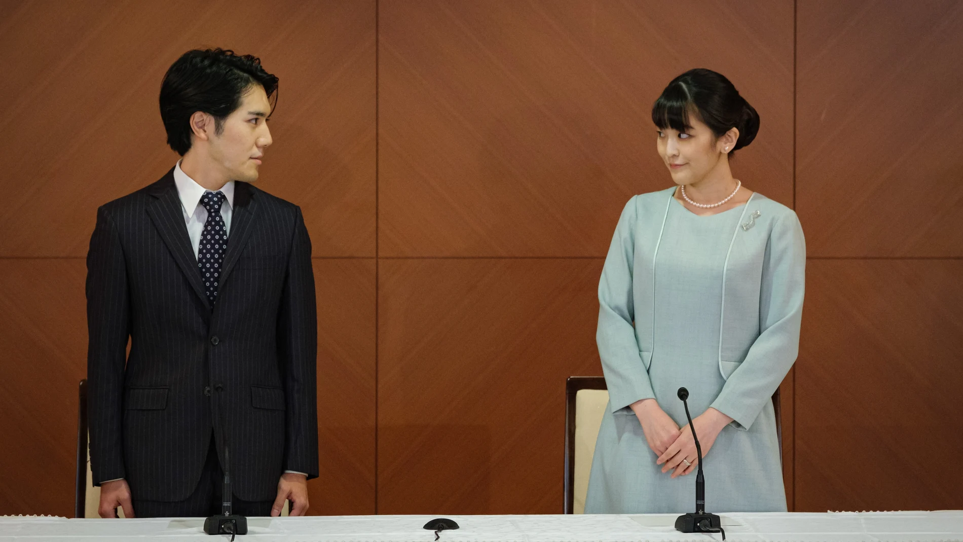 La princesa Mako y su marido Kei Komuro