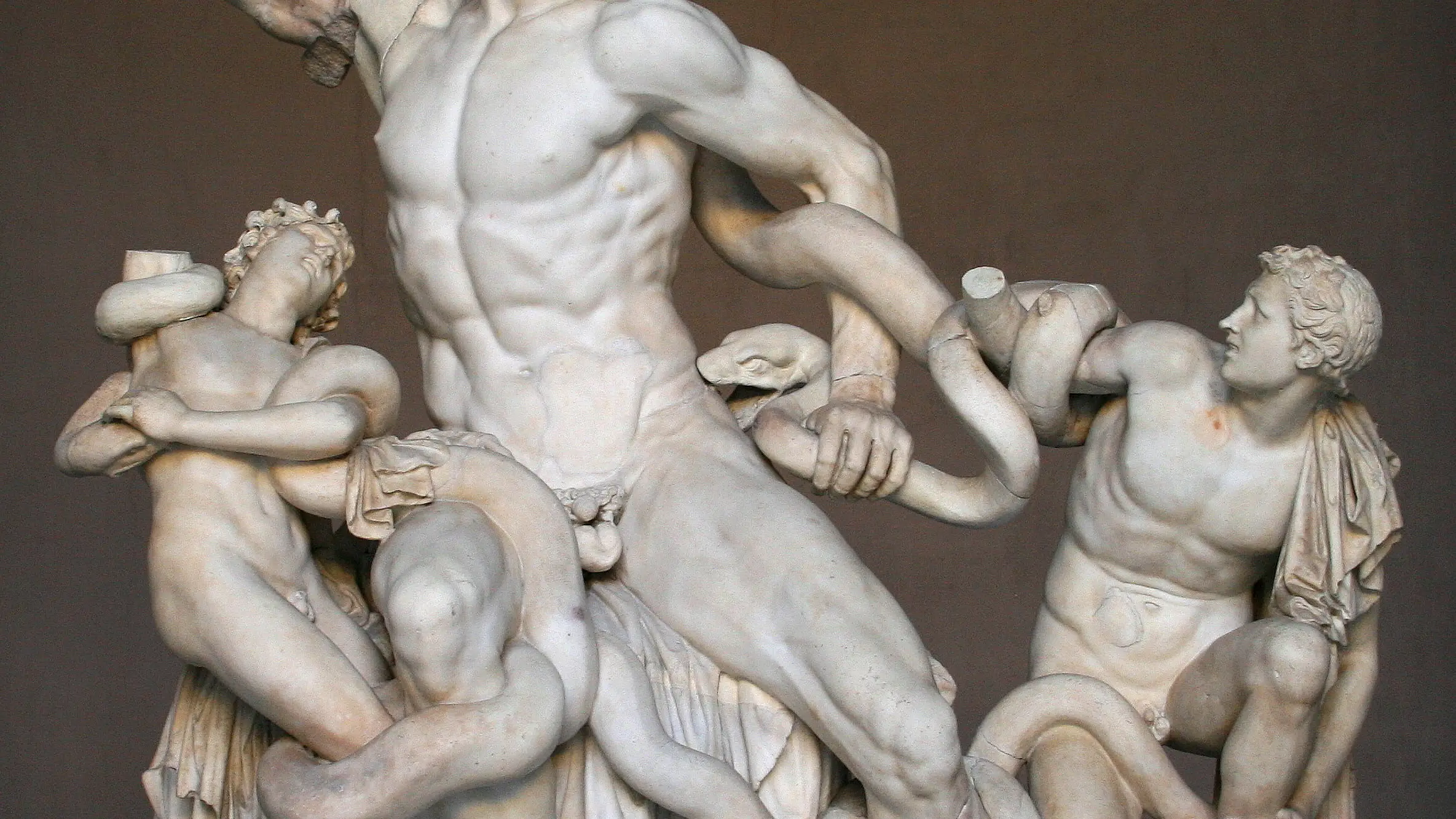Laocoonte y sus hijos, version original
