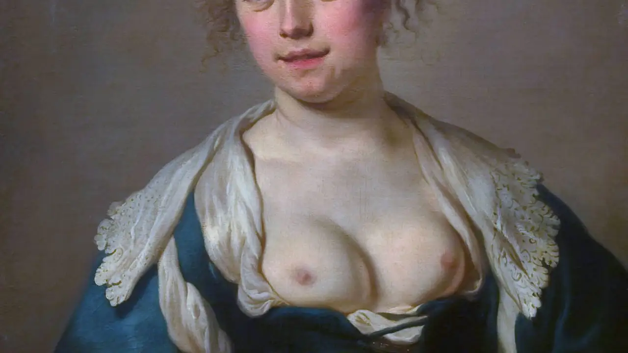 Cortesana (1640), óleo sobre lienzo de Jakob Adriaensz Backer (1608-1651), Museu Nacional de Arte Antiga, Lisboa