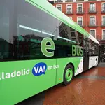 Un autobús de Auvasa en la capital vallisoletana