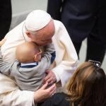 El Papa Francisco durante la audiencia general de ayer