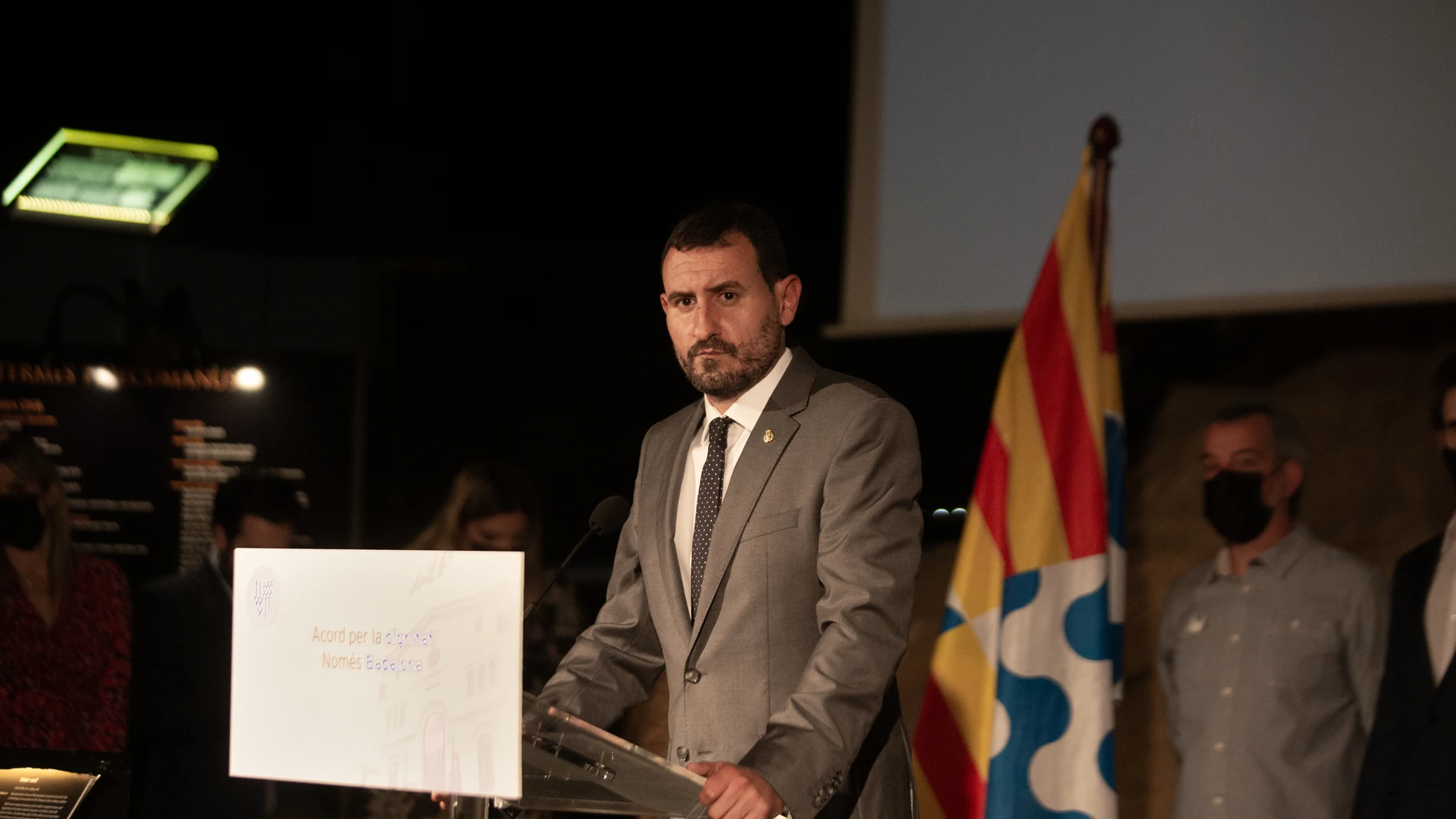 El concejal del Ayuntamiento de Badalona por el PSC, Rubén Guijarro.