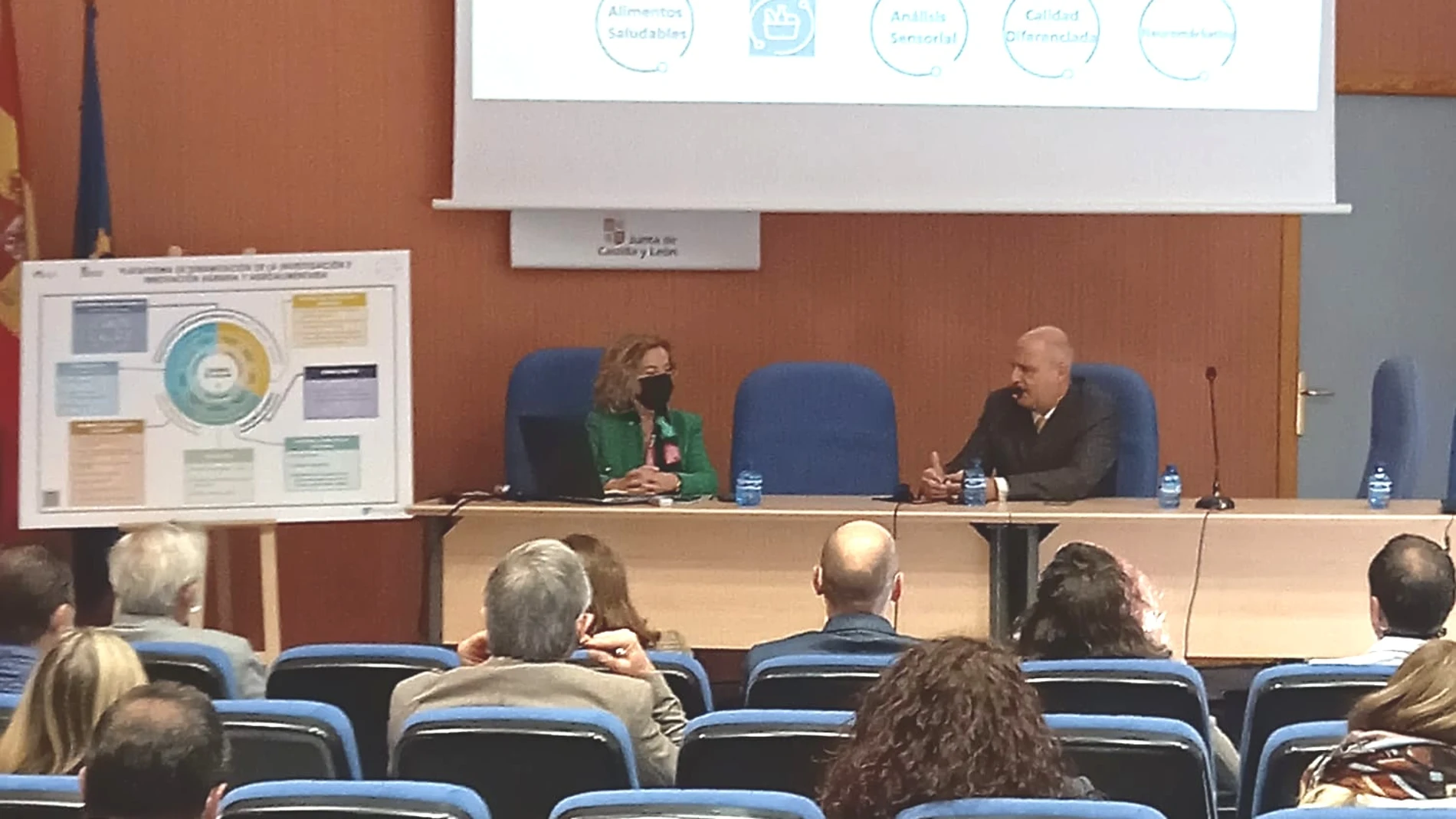 El viceconsejero de Desarrollo Rural y director general del Instituto Tecnológico Agrario, Jorge Llorente, durante las jornadas