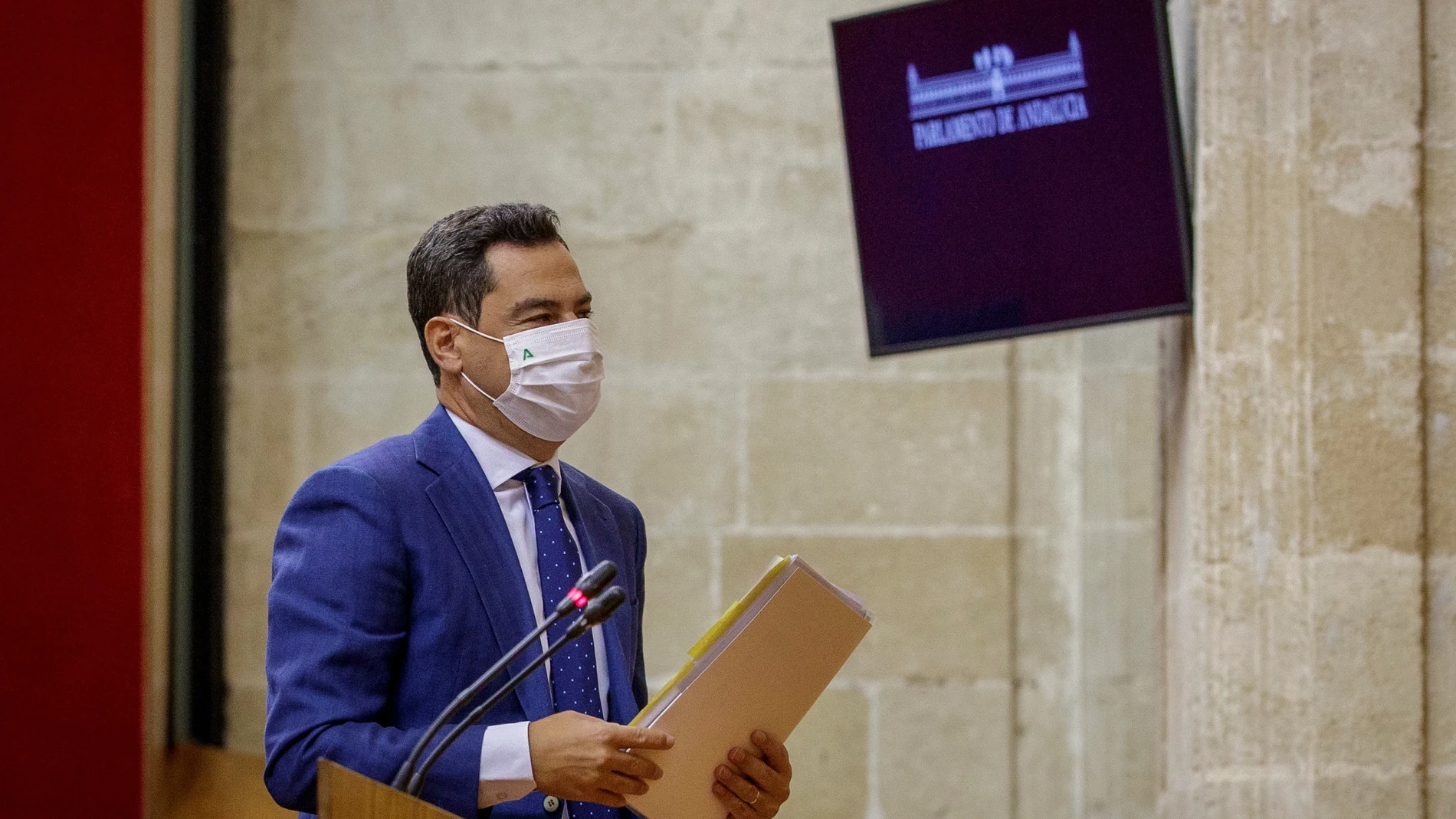 El presidente de la Junta, Juanma Moreno