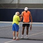 Nadal compartió unos puntos con Leonid Stanislavskyi, de 97 años / Rafa Nadal Academy