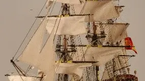 Maqueta del &quot;Santísima Trinidad&quot; en el Museo Naval de Madrid