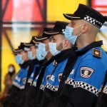 Agentes de la Policía Local de León