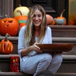 Sarah Jessica Parker celebrando Halloween años atrás en Nueva York.