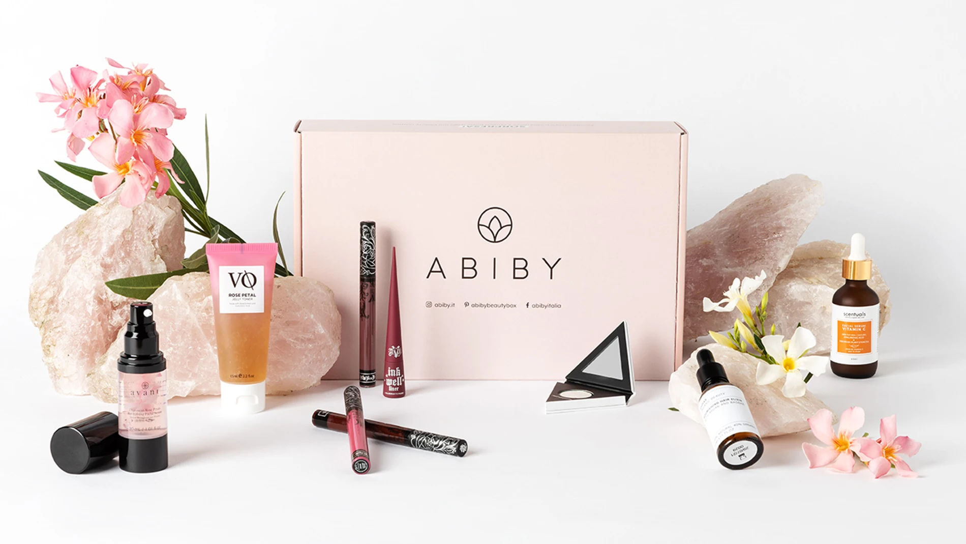 Una de las cajas de belleza de la web Abiby