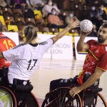 Primer partido internacional de la selección española de balonmano en silla de ruedas ante Portugal
