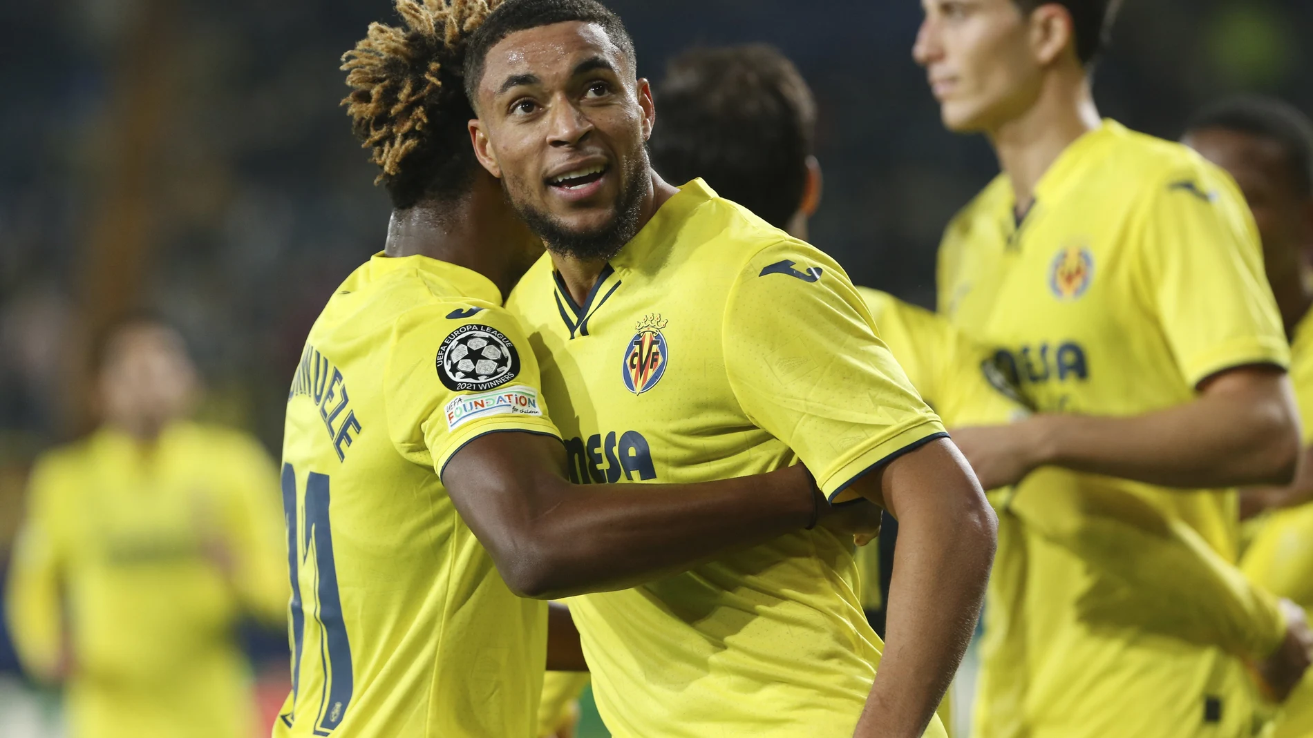 Arnaut Danjuma con el Villarreal.