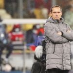 Sergi Barjuán, en su debut en Champions como entrenador del Barcelona