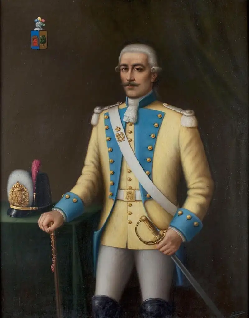 Retrato anónimo de Gaspar de Portolá