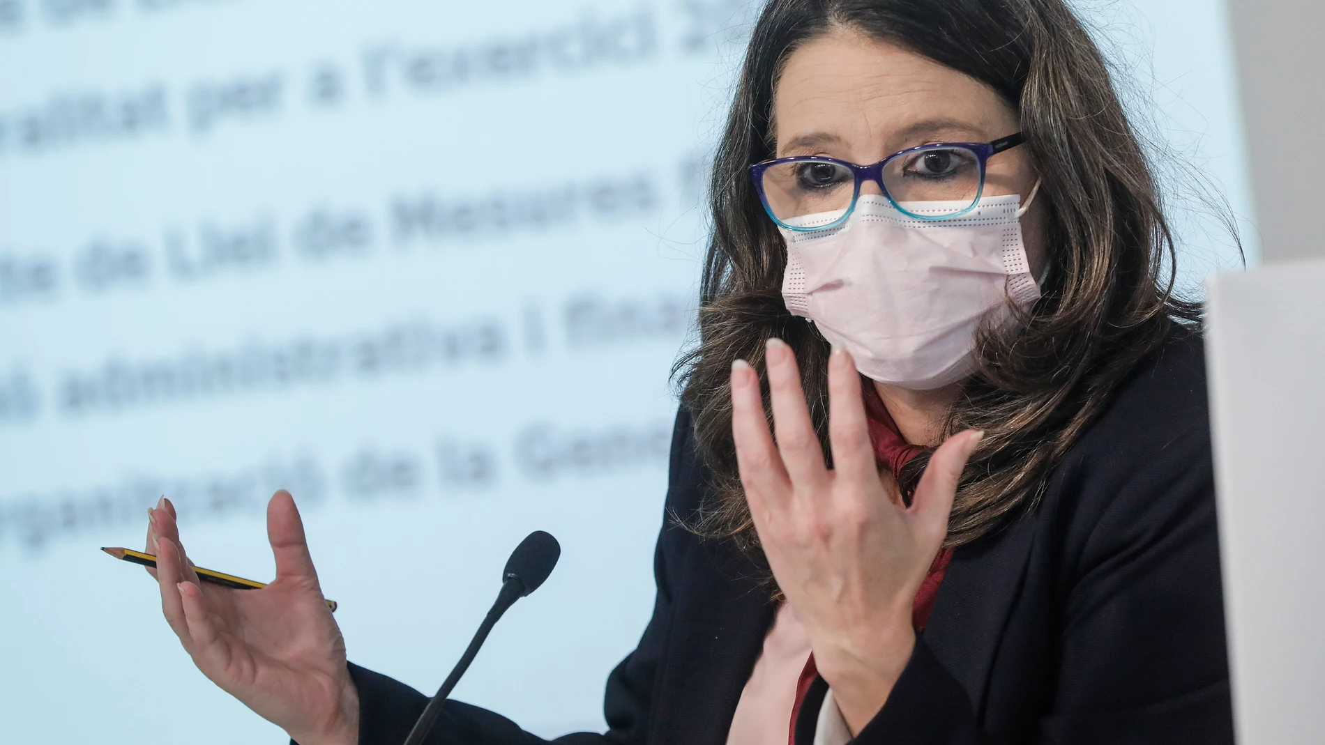 La vicepresidenta de la Generalitat Valenciana, Mónica Oltra