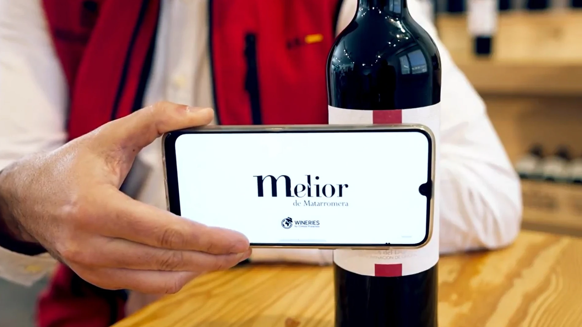 Etiqueta inteligente de Bodegas Matarromera