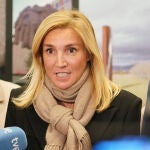 La eurodiputada francesa, Agnès Evren quien preside la delegación del Parlamento Europeo que ha venido a España en busca de respuestas sobre los más de 300 crímenes sin resolver