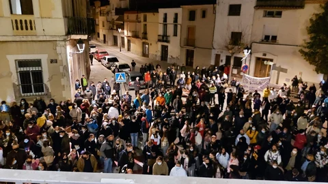 Concentración en Masquefa (Barcelona) para condenar la agresión sexual a la menor en Igualada (Barcelona)