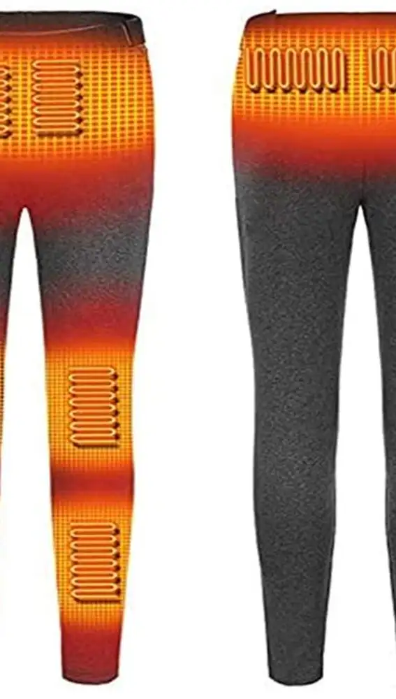 Las áreas de calefacción de los pantalones Essence Living se pueden activar de forma independiente.
