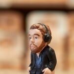 Detalle del caganer del streamer Ibai Llanos durante la presentación de los nuevos cagane