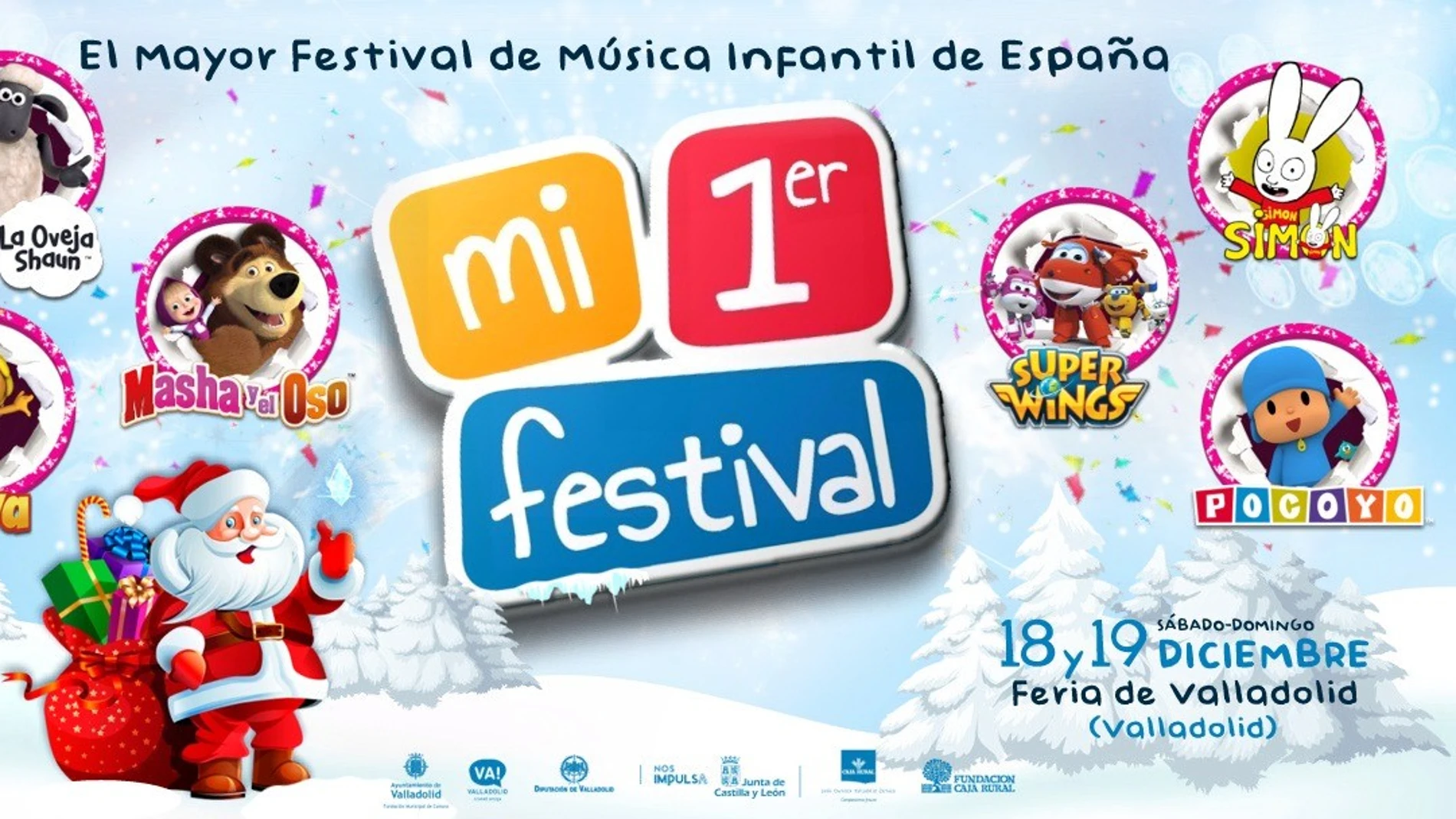 Cartel de "Mi Primer Festival" que se celebrará en Valladolid