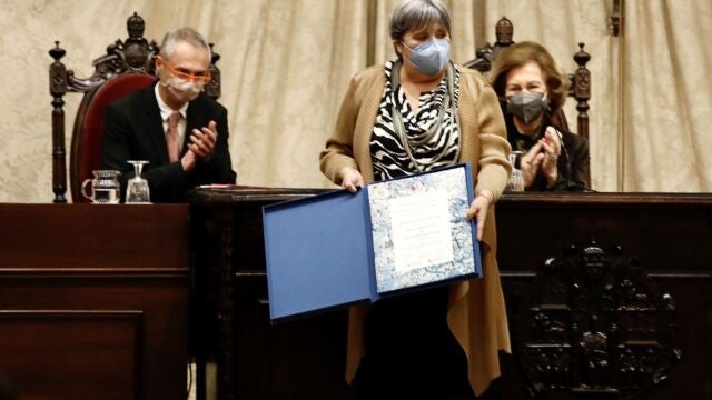 Entrega del premio de poesía Reina Sofía a Ana Luisa Amaral
