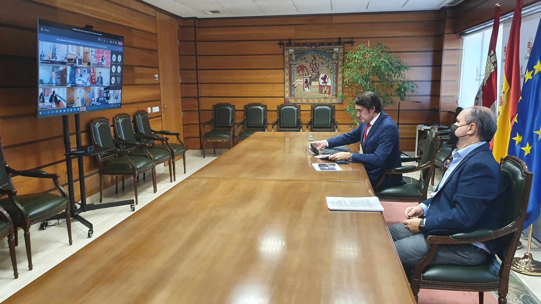 Suárez-Quiñones interviene en la Conferencia Nacional de Transporte celebrada por videoconferenciaJUNTA05/11/2021