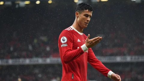 Cristiano Ronaldo con el Manchester United.
