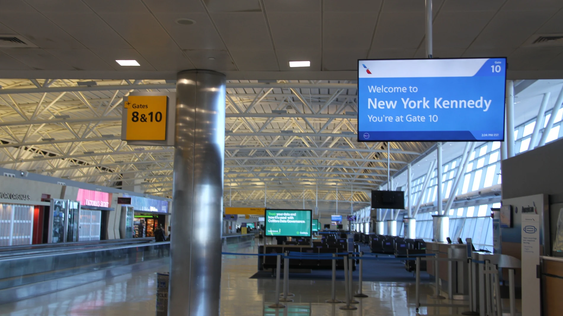 Terminal del Aeropuerto Internacional John F. Kennedy de Nueva York07/11/2021