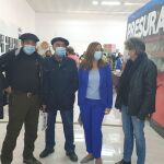 La delegada del Gobierno en Castilla y León, Virginia Barcones, en la Feria para la Repoblación (Presura) celebrada en Soria