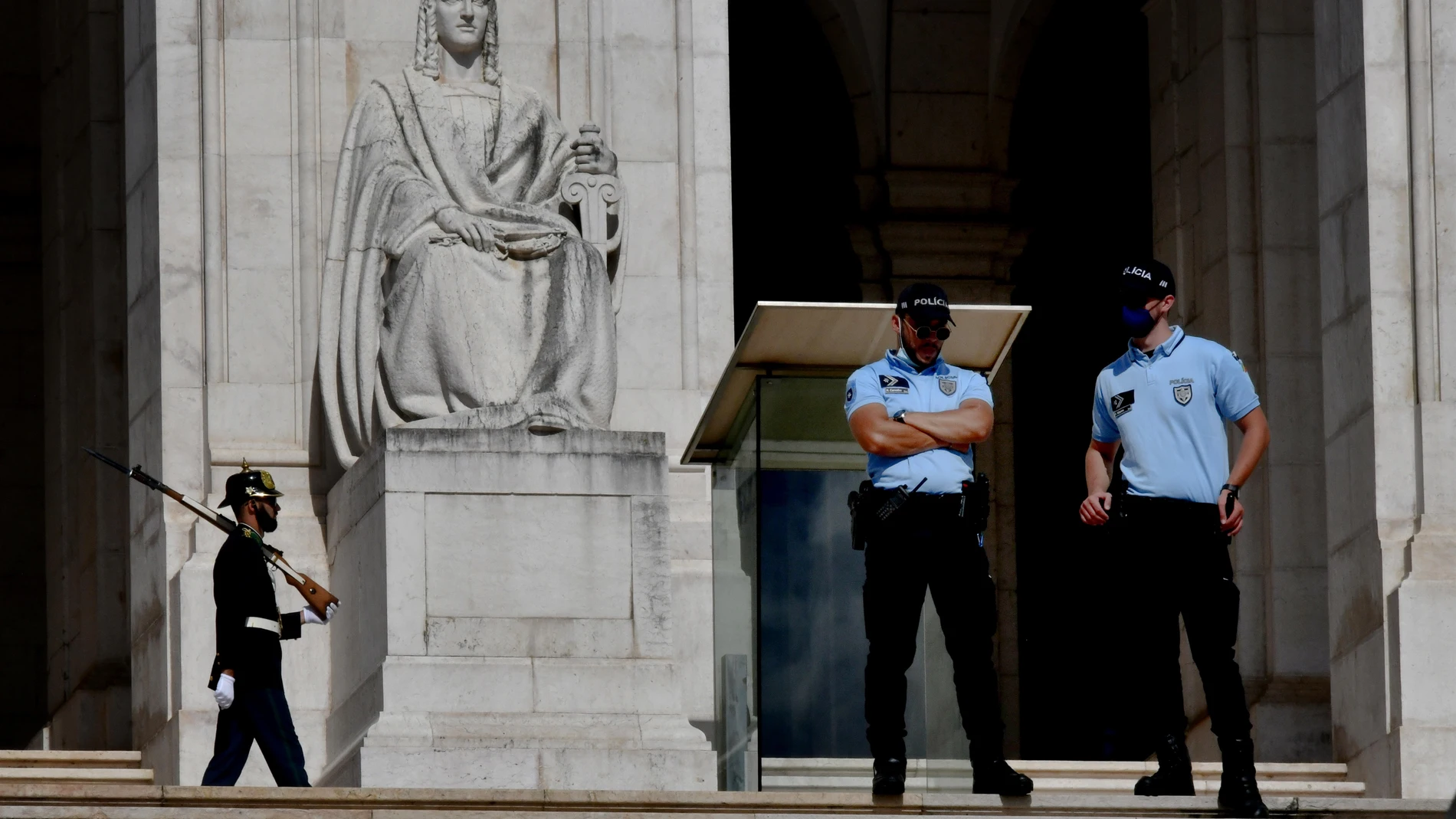 Agentes de la Policía portuguesa (imagen de archivo).08/11/2021