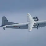 Un avión Northrop Grumman E-8C de EEUU